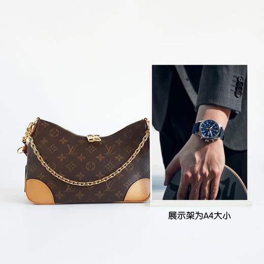 【95新】LV路易威登BoulogneM45832经典老花Boulogne黄牛角单肩斜挎包女士031125AK10 商品图8
