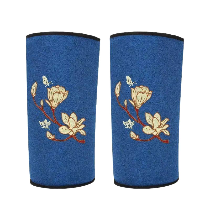 电加热艾绒护膝宝 送父母 送自己 ！ 陈年艾绒 腿部热敷 外层亚麻面料 内里艾绒填充  9档智能温控模式  穿脱方便 远离老寒腿！