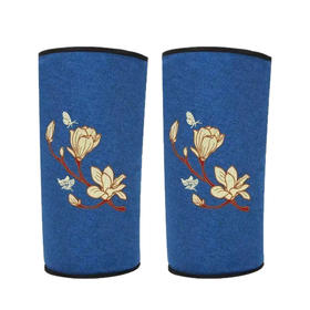 电加热艾绒护膝宝 送父母 送自己 ！ 陈年艾绒 腿部热敷 外层亚麻面料 内里艾绒填充  9档智能温控模式  穿脱方便 远离老寒腿！