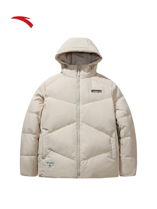 安踏防泼水羽绒服男冬季新款休闲潮流连帽短款棉服保暖外套152618902 商品图3