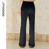 SMOEDOD/水沐伊朵垂感休闲喇叭裤高腰常规哑光轻职风秋冬季6638 商品缩略图2