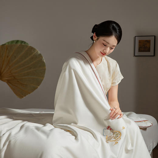 顶柔-金鳞福禄桑蚕丝被BX2266 商品图13