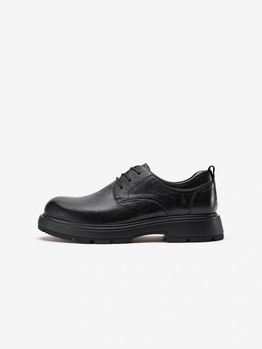 【云粉节】BF楼Bata正装皮鞋男2025冬款牛皮纹理通勤商务皮鞋92H01DM5   吊牌价1259活动价699 商品图1