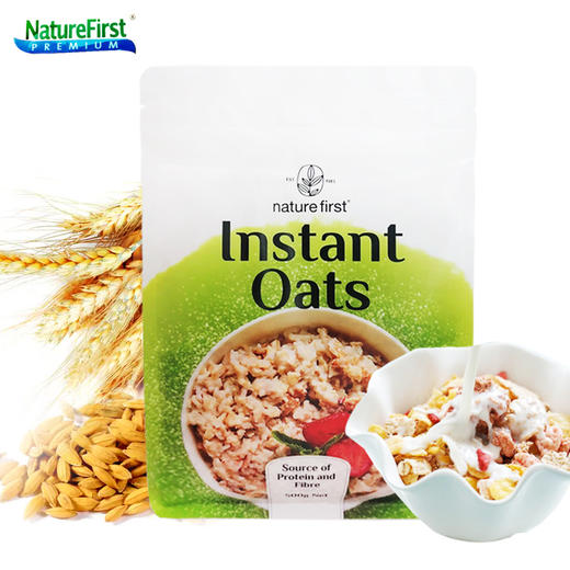 NatureFirst即食燕麦片（冲调谷物制品）500g 黄金厚度更香糯 033755 商品图0
