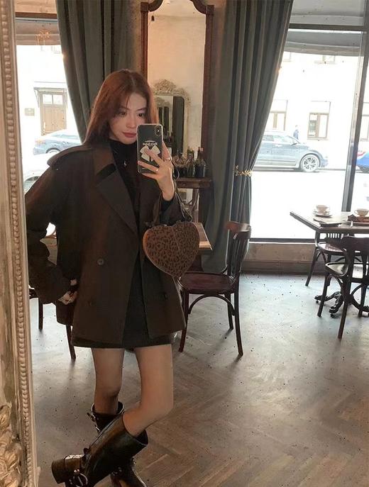 D111930冬季新款加厚羊毛毛呢半身裙显瘦气质a字裙 商品图8