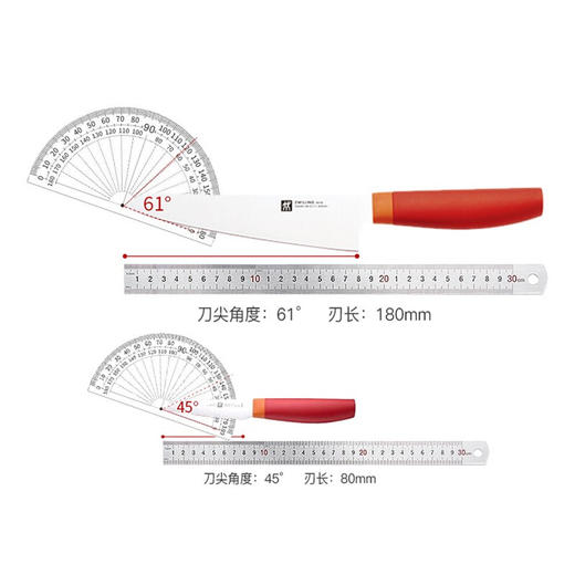 [双立人]NOWS刀具5件套(蔬菜刀、多用刀、中片刀、砍刀、实木插刀架) 商品图10