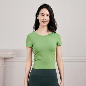 FA330舒适圆领抽褶短袖