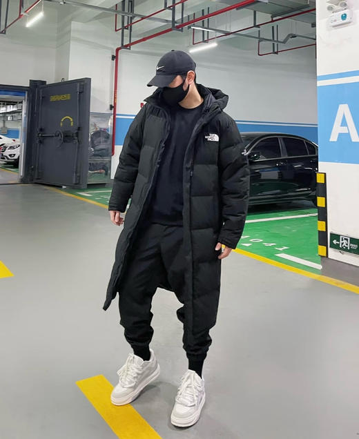 韩国订单正品北面男女长款羽绒服111904 商品图5