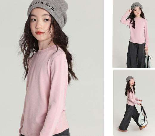 老米优品🎈品质nice！福利价￥55两件！《A类！儿童打底衫 280克 “面料卷王”A类棉+羊毛拉架》16色！双王炸组合！ 内里碳素磨毛，巨巨巨柔软，舒适度随便对比！ 商品图1