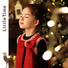 littletime儿童秋冬毛呢背心裙红色礼服裙年服女童小香风连衣裙 商品缩略图1