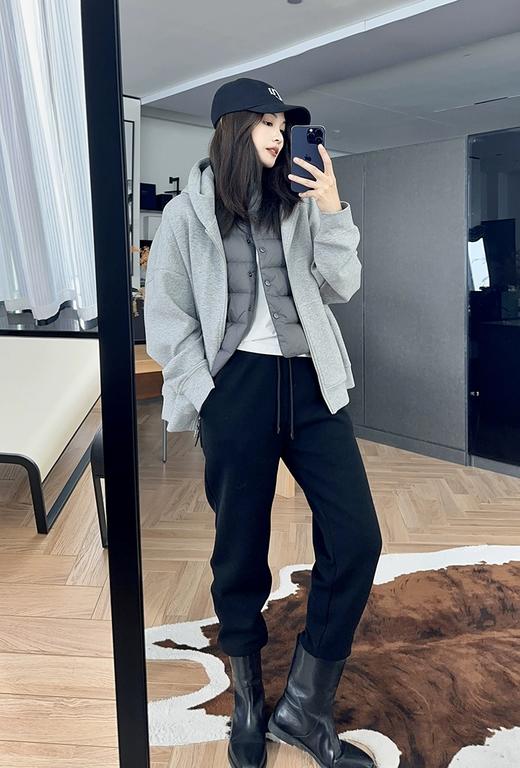 美洋同款大白鹅腹绒毛➕桑蚕丝➕绵羊毛保暖卫裤 商品图11