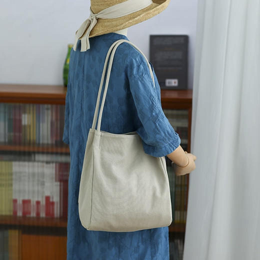 裁缝学苑AH99帆布包新款上班通勤单肩包纸样女装包包文艺女包样板 商品图5