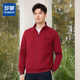【热卖推荐】罗蒙春季男装外套男士学院风男青年时尚休闲拉链开衫外套