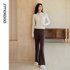 SMOEDOD/水沐伊朵垂感休闲喇叭裤高腰常规哑光轻职风秋冬季6638 商品缩略图8