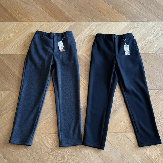 25秋冬--热熔岩一条过冬 | 男士醋酸羊绒加绒毛呢休闲裤 断码清仓不退换。 商品图12