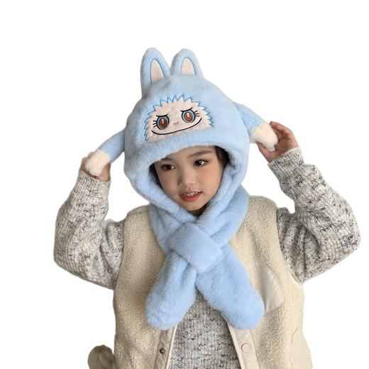 【YW】无忧购59元2件耳朵会动的拉布布儿童保暖帽子围巾二合一（截单后3-5天发货) 商品图4