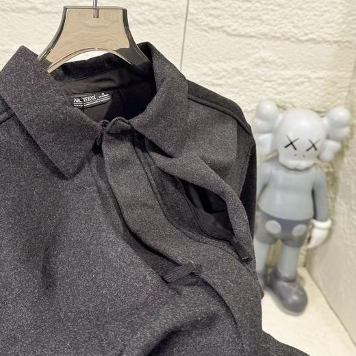 D111966男女款羊毛外套羊绒翻领商务夹克加厚保暖立领户外冲锋衣 商品图10