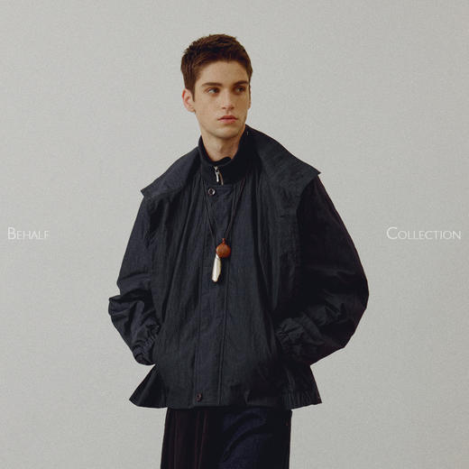 714street高端线 BEHALF  日本和纸感 LM风双领层次3M新雪丽夹克 商品图3