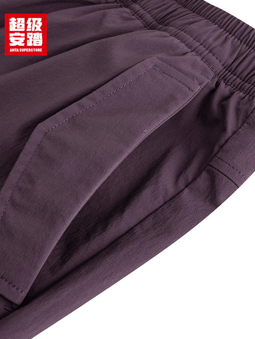 超级安踏防泼水伞兵裤女士秋冬加绒宽松户外徒步露营运动长裤子162546503U 商品图3