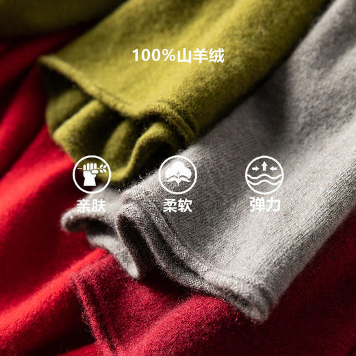 自在如风~100纯山羊绒开衫女休闲百搭披肩针织开衫 商品图1