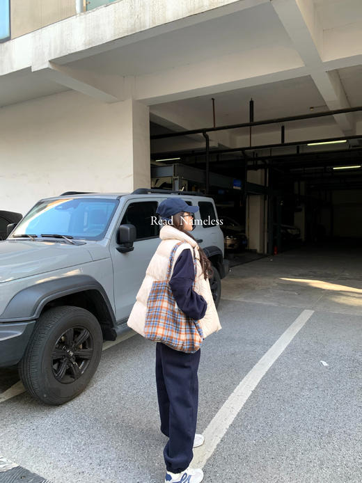 Read Nameless /冬天懒人运动加绒套装藏青色 2025/11/20 商品图10