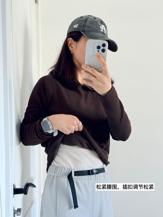 25秋冬--保暖暖而不臃肿~户外防风松紧腰加绒软壳裤【包邮+三天无理由退换】 商品图2
