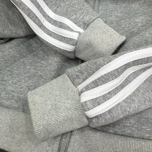 D111961万针刺绣两侧三条杠万针刺绣logo连帽卫衣外套 商品图11