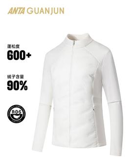 安踏冠军全天候系列 管道鹅绒羽绒服女士冬季保暖外套162540609