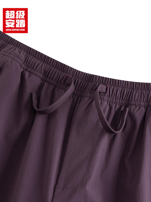 超级安踏防泼水伞兵裤女士秋冬加绒宽松户外徒步露营运动长裤子162546503U 商品图2