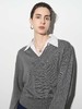 【商场同款】伊芙丽春秋针梭拼毛衣1G2233691 商品缩略图1