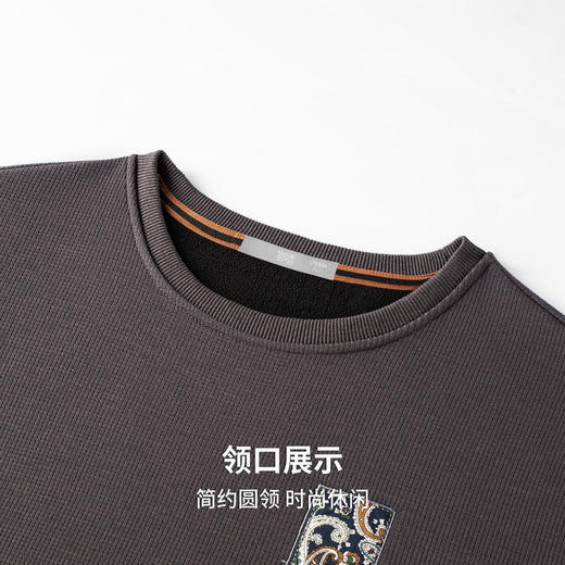 含绵羊毛 圣得西圆领加绒卫衣 商品图6