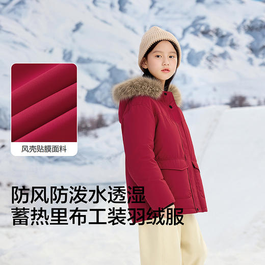 巴拉巴拉balaOne儿童羽绒服男童女童童装2025冬新款加厚保暖防护 商品图3
