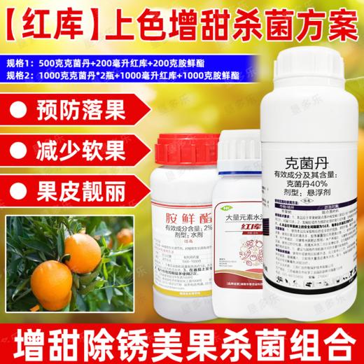红库上色增甜亮果杀菌方案克菌丹胺鲜酯红库转色增甜正牌杀菌剂 商品图2