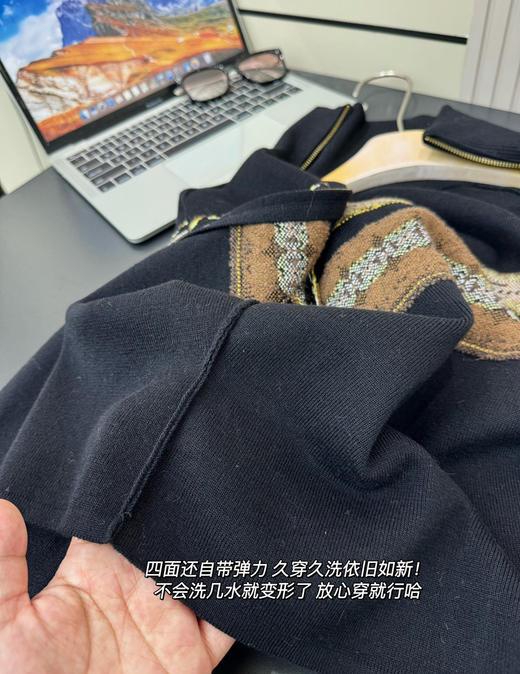 纯原 deepmos*s费尔岛提花羊毛针织开衫111909 商品图13