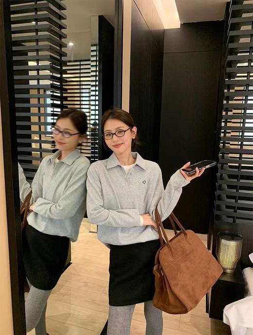 D111930冬季新款加厚羊毛毛呢半身裙显瘦气质a字裙 商品图3