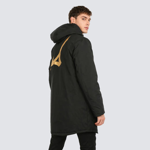 小李子正品Mizuno美津浓足球运动训练中长款棉服成人男P2CE23Z709 商品图1