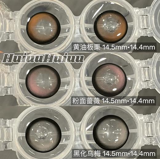 【大直径半年抛】Jellydoll-混血渐变半年抛美瞳-/黄油板栗/粉面蔷薇/黑化乌梅-14.5mm【半年抛 0-1000度 含525/575】 商品图0