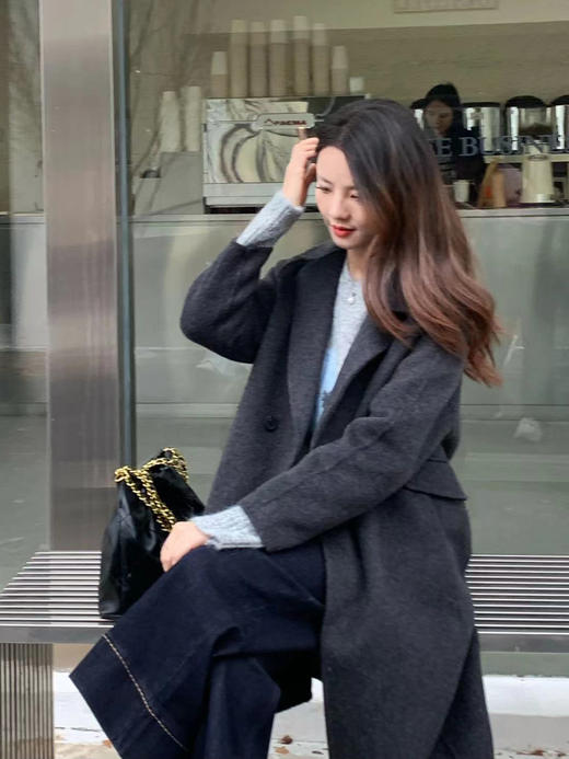 【百图lulu定制】【永生花针织衫】绒感 樱花 图 温暖 松弛感 羊毛混纺毛衣 商品图10