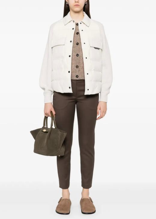 女款羊绒针织拼接羽绒服ba006 商品图3