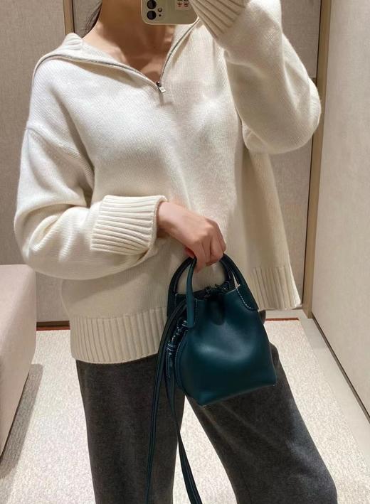 女款羊绒翻领针织毛衣ba015 商品图2