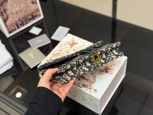 D111962可手包可斜挎帆布马鞍老花链条包 商品图13