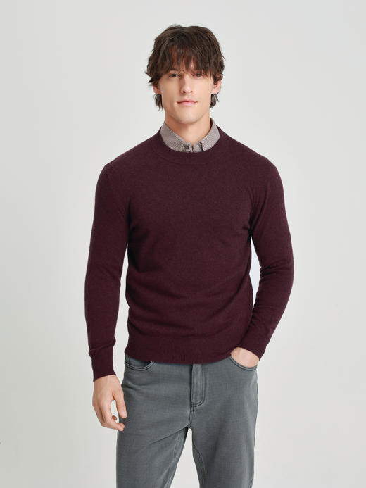 callisto星空蓝可机洗山羊绒毛衣 商品图8