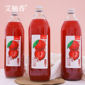 【久】艾柚香 杨梅果汁饮料1L*6瓶/箱