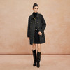 QH922斯尔丽2025新款含山羊绒双面双色韩版简洁大方OL通勤羊毛大衣 商品缩略图3