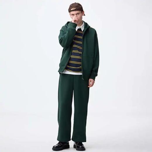 日单加厚重磅宽松运动直筒裤加绒可束脚 商品图2