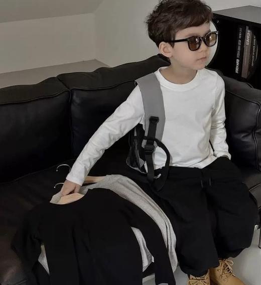 老米优品🎈品质nice！福利价￥55两件！《A类！儿童打底衫 280克 “面料卷王”A类棉+羊毛拉架》16色！双王炸组合！ 内里碳素磨毛，巨巨巨柔软，舒适度随便对比！ 商品图2