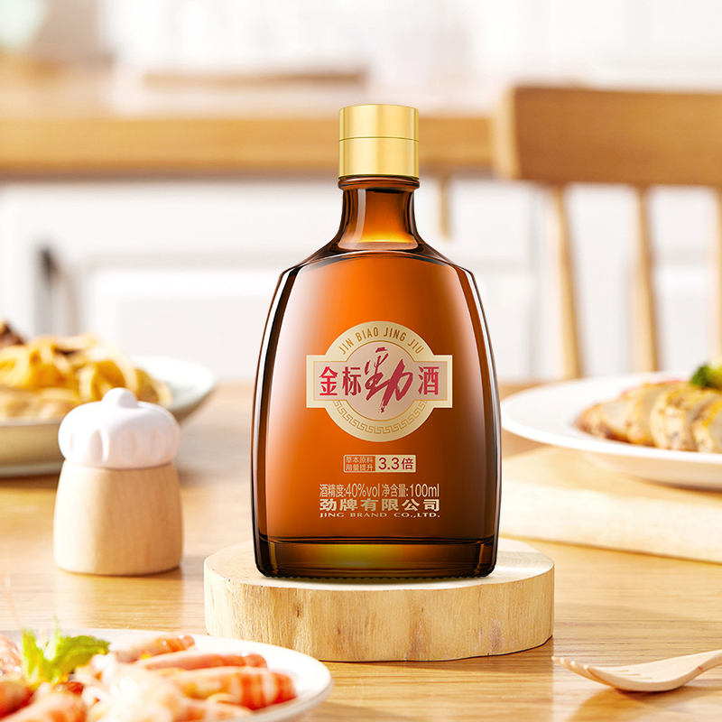 中国劲酒金标劲酒 40度100ml*6瓶 （光瓶）