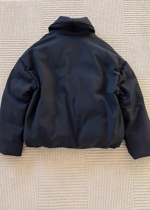 1119-3 渠道货 小禾 hug系列 优雅青果领 露珠绵羊毛 白鹅绒 短款 抱抱羽绒服 商品图9