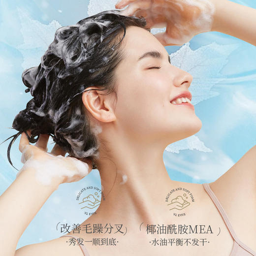 “125年专业护理专家”TIU 红没药醇去屑止痒/咖啡因强根健发洗发水 加拿大原装进口 温和清洁 柔顺修护 500ml/瓶 商品图3