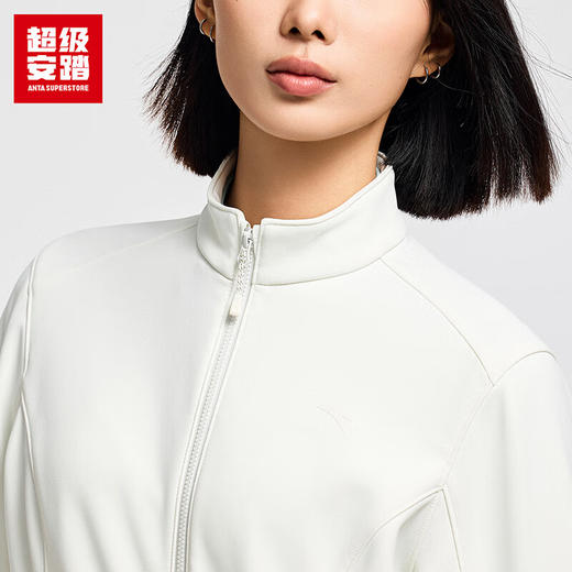 超级安踏云壳丨加绒运动外套女士秋冬防泼水保暖收腰夹克外套162546613U 商品图2